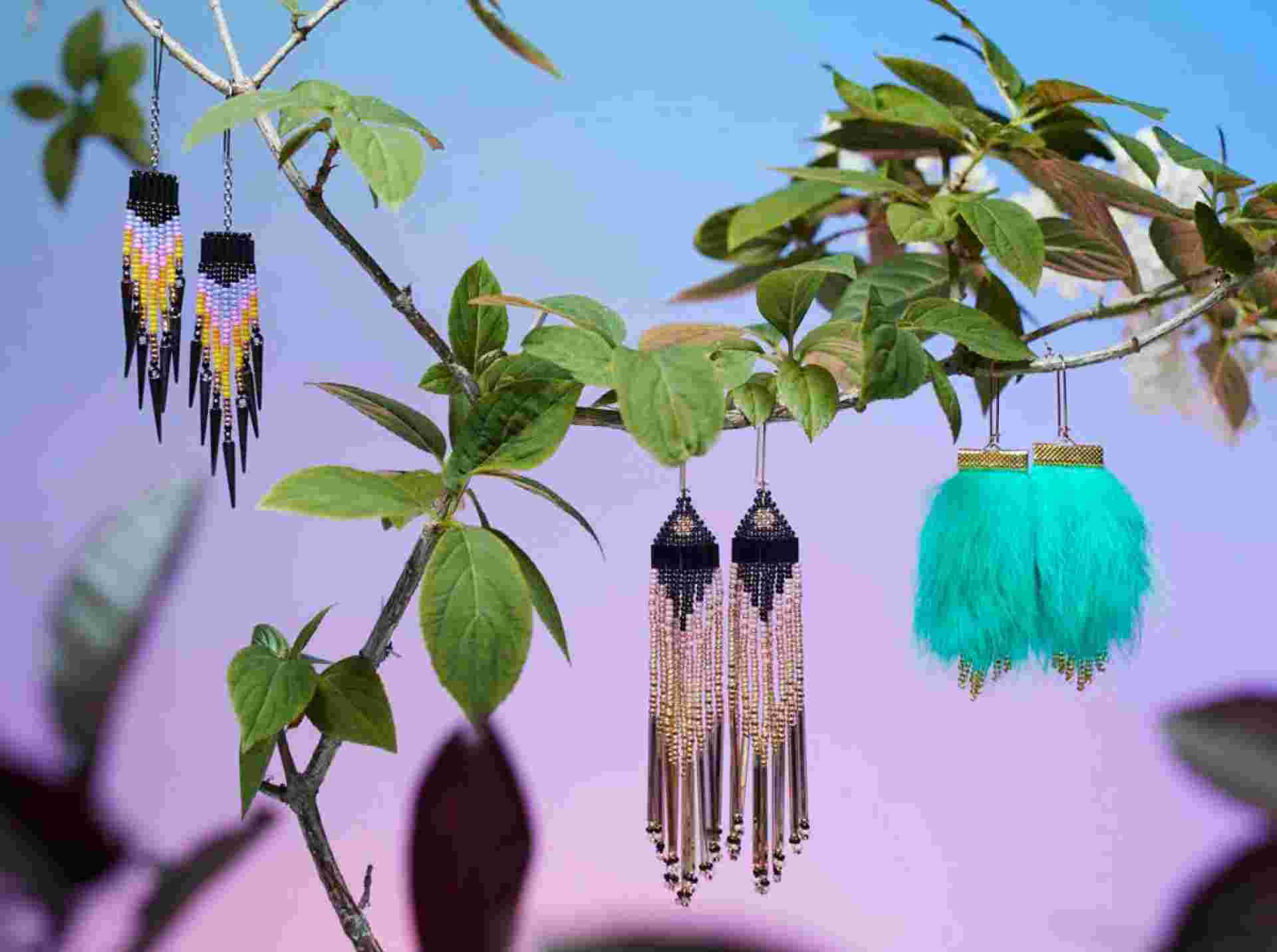 Cory Hunlin’s THIS CLAW - cory-hunlin-beadwork-fur-earrings