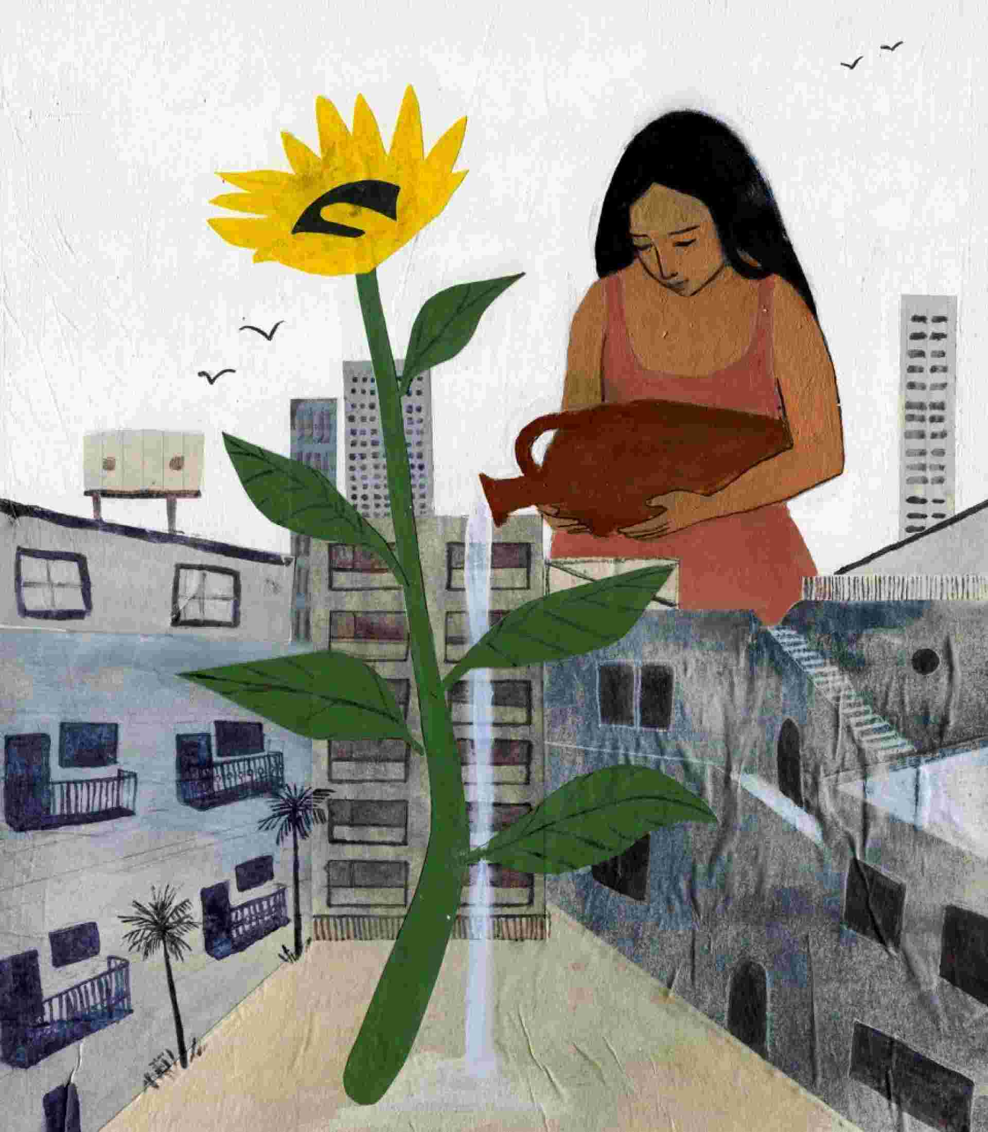 Misbah Ahmed - misbah-ahmed-city-growth-art-sketch