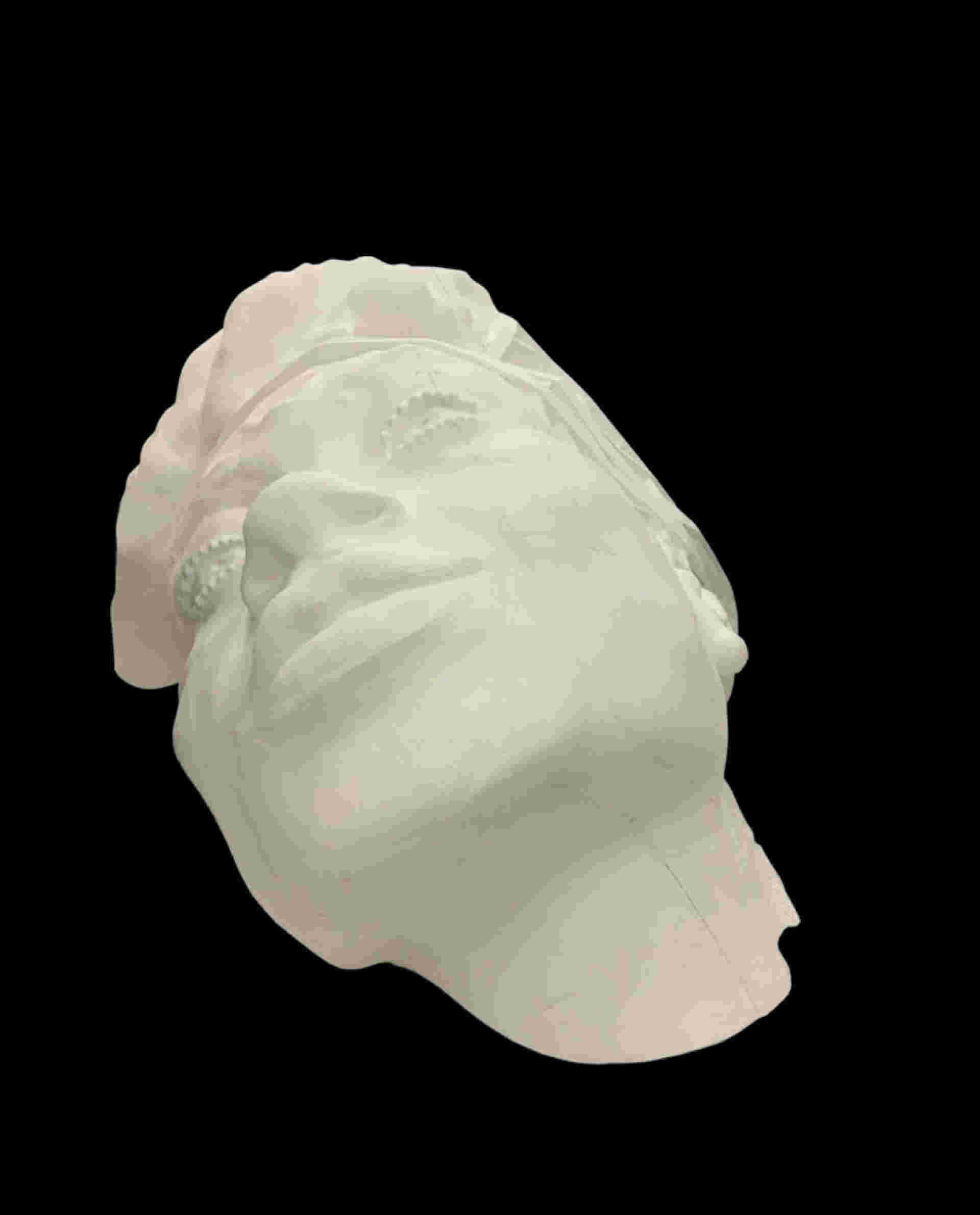 L’art et sa survie - white-sculputre-of-a-face-and-neck-with-laarge-features-826x1024-1