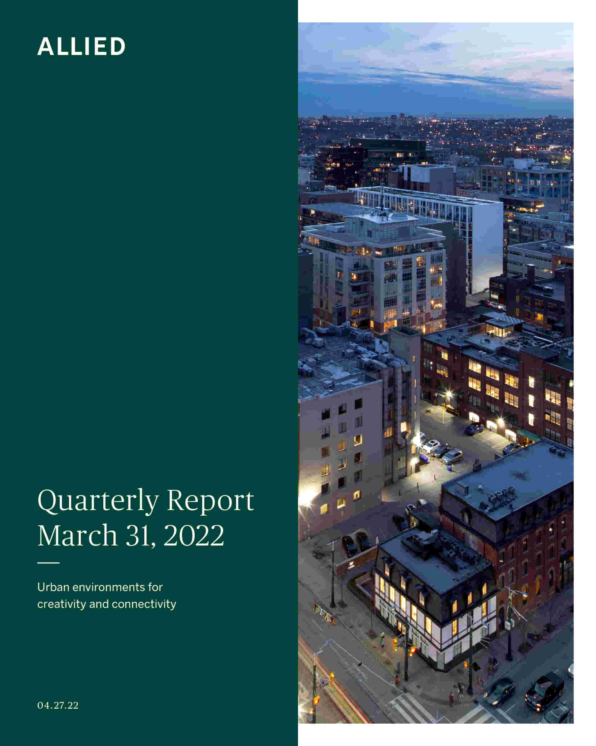Financial Reports 2022 - AlliedProperties_Q1Report_04272022-1