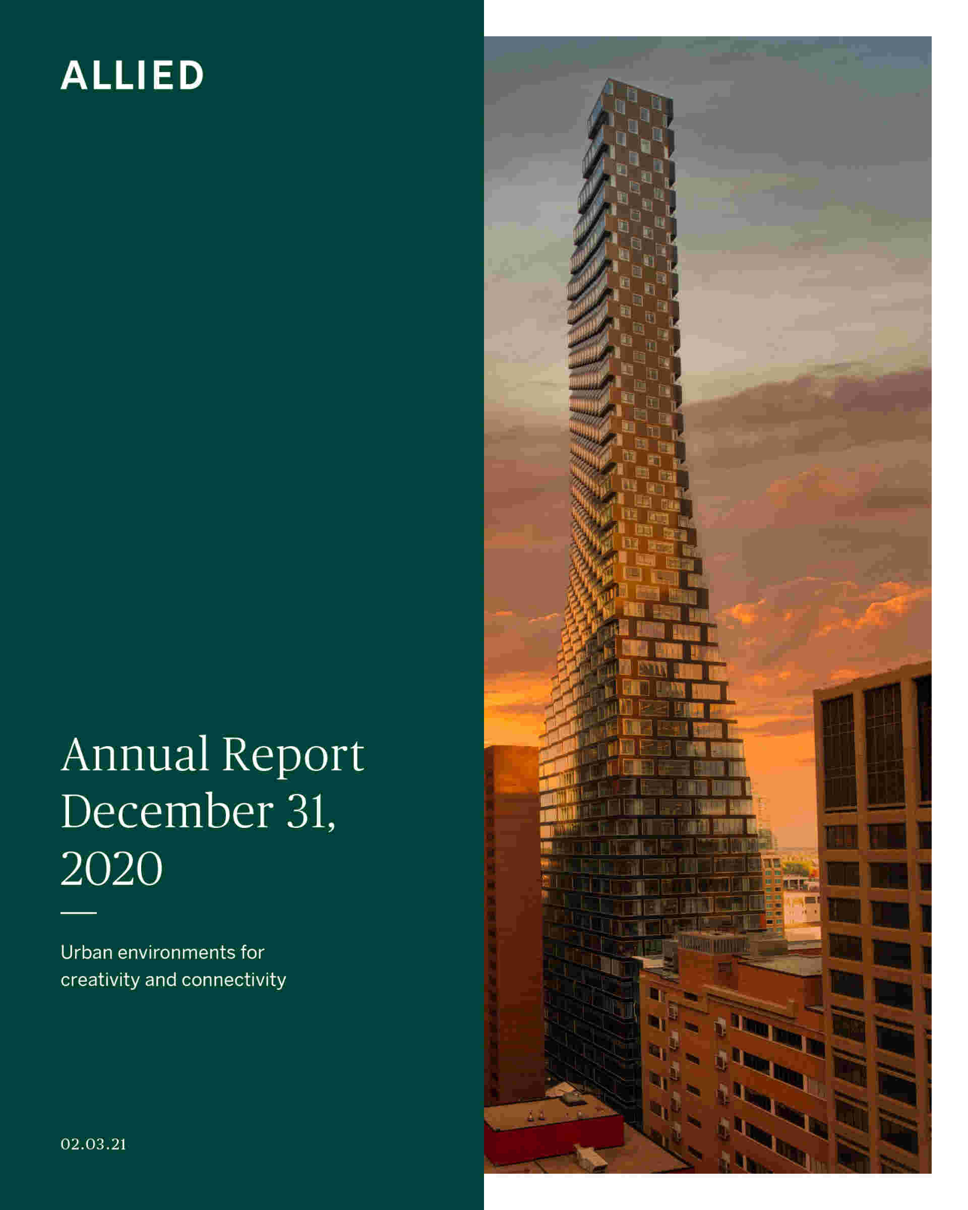 Financial Reports 2024 - allied-reit-quarterly-report-december-31-2020