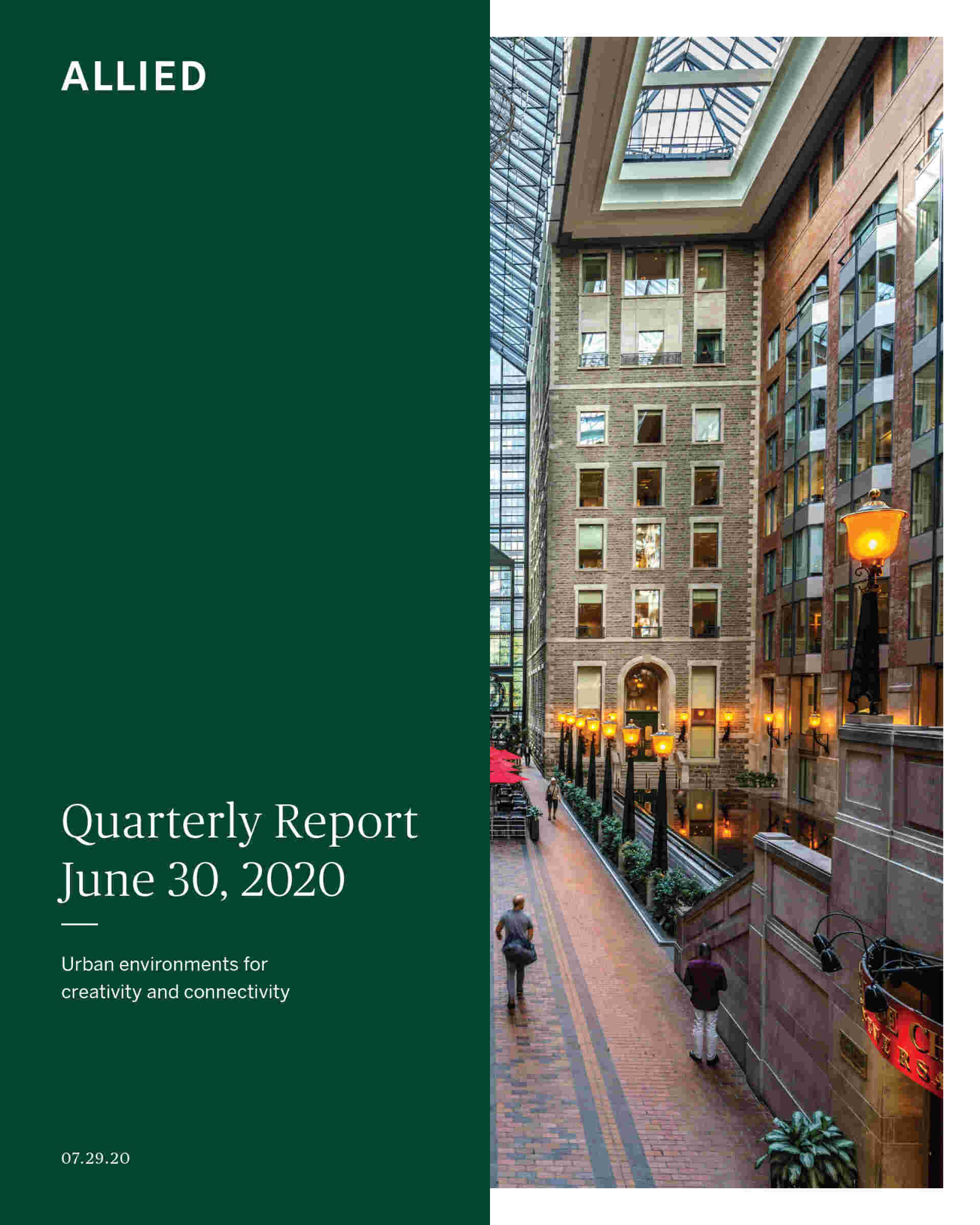 Financial Reports 2020 - allied-reit-quarterly-report-june-30-2020
