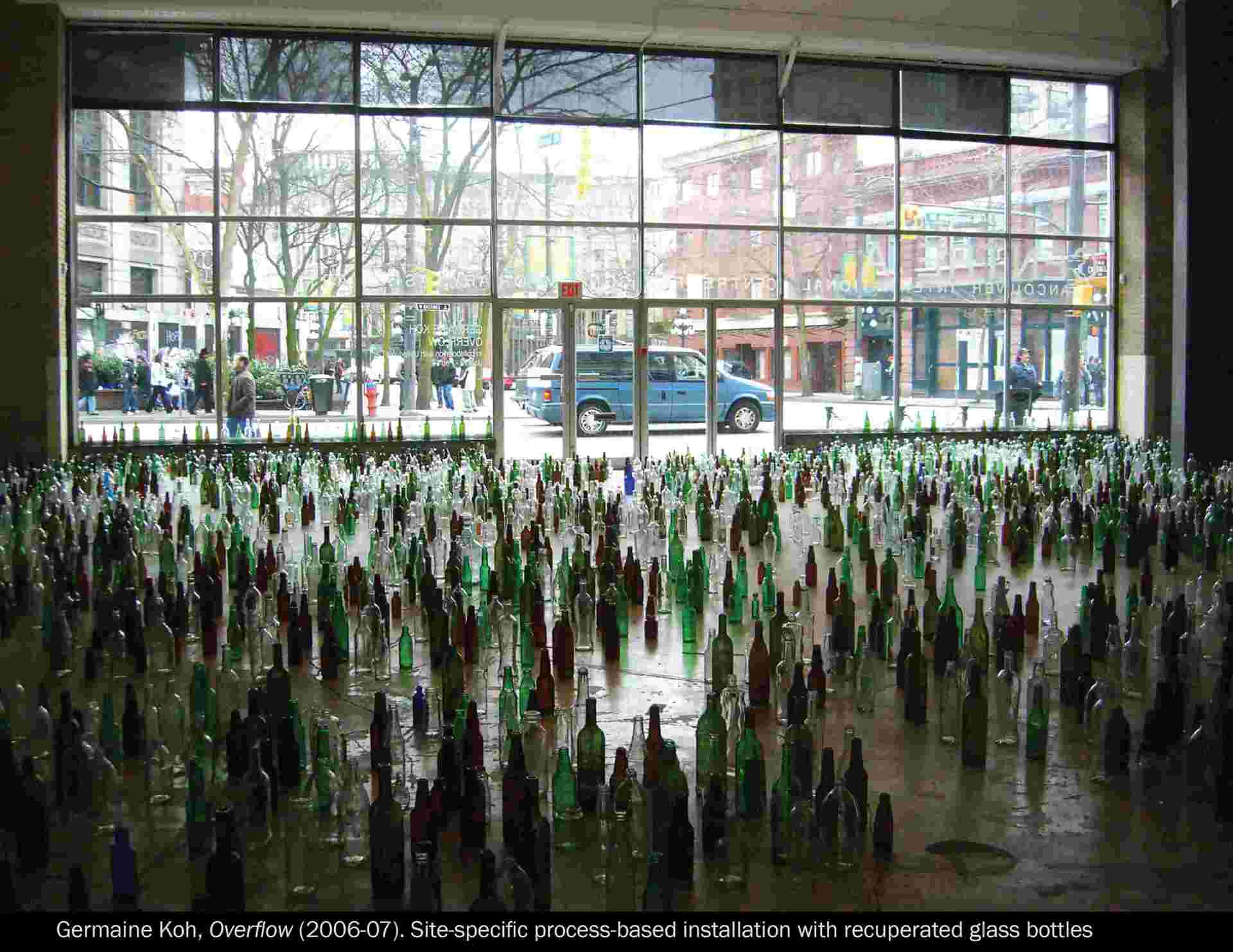 Shifting Current - 6_Installation-Overflow-by-Koh-using-recuperated-bottles