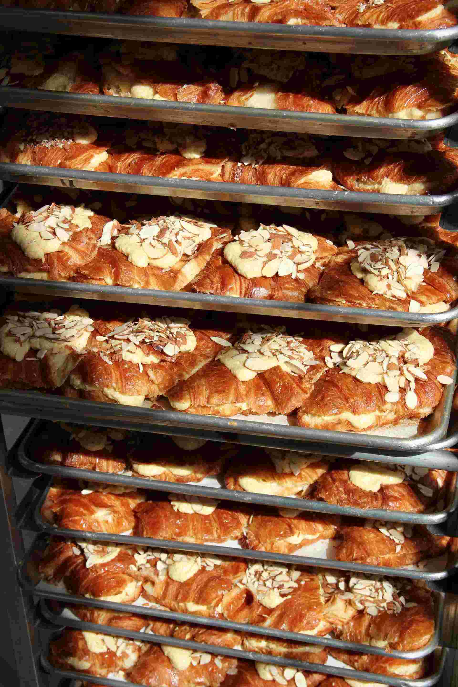 Room for Dessert - 16-Tray-racks-filled-with-almond-croissants