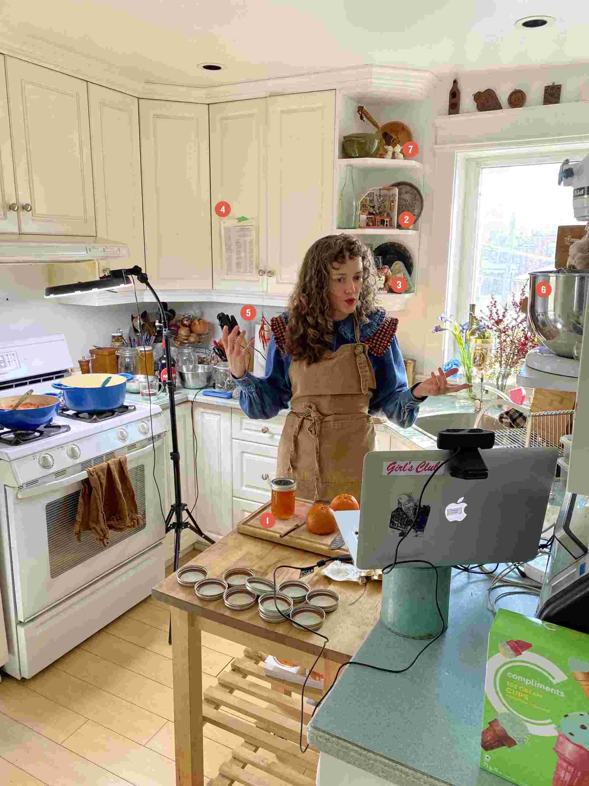 Home Made - 9-Woman-hosting-an-online-cooking-class-in-a-kitchen