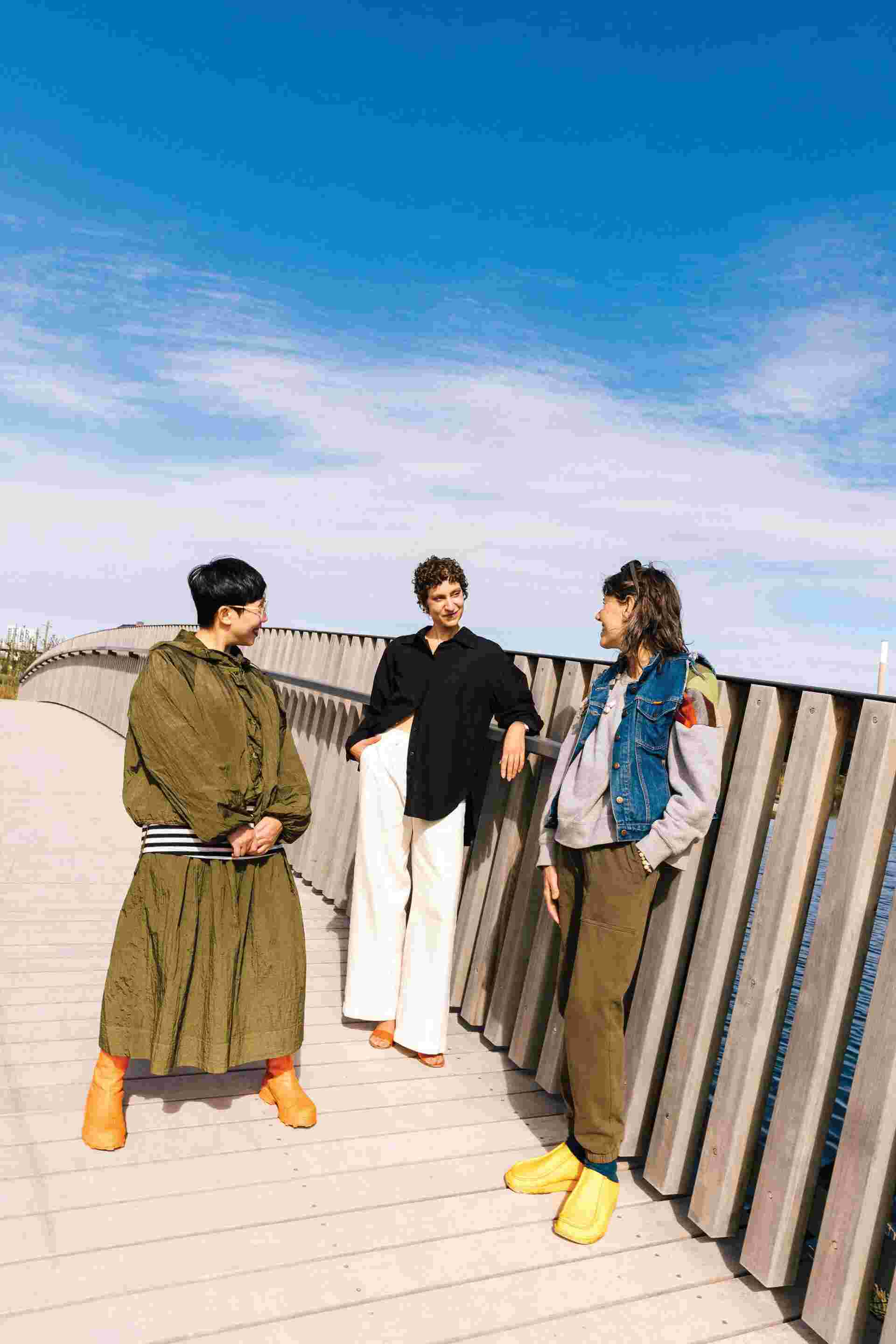 The Sound of Silence - 9-three-people-bridge-outdoors
